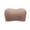 Coffee, variant on Womens Strapless Bandeau Fashion Comfy Solid Color Seamless Bra Elastic Band Wireless Bra for Daily Wear