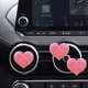 thumbnail image 4 of Clip de aromaterapia para salida de aire de coche con forma de corazón de diamantes de imitación, clip de perfume para salida de aire de coche, decoración, 4 of 5
