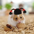 thumbnail image 3 of Animal Knitted Hat Lizard Costume Reptile Knitting Crochet Hamster Hat Pet Snake Accessories Small Animals Headwear Small Hamster Hat Pet Hats, 3 of 4