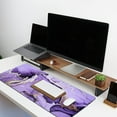 thumbnail image 2 of 15.7"*35.4" King Size Mouse Pad, Moon Phase Print Keyboard mats for Desk, Desk mat for Home Office accessorie (Purple Art), 2 of 7