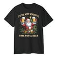 thumbnail image 3 of It’s The Most Wonderful Time for a Beer T-Shirt – Funny Santa Beer Lover Christmas Shirt, Holiday Gift for Him, 3 of 5