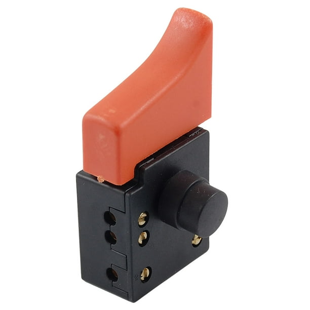 250V/6A 125V/12A 5E4 Plastic SPST Lock on Circular Saw Trigger Switch