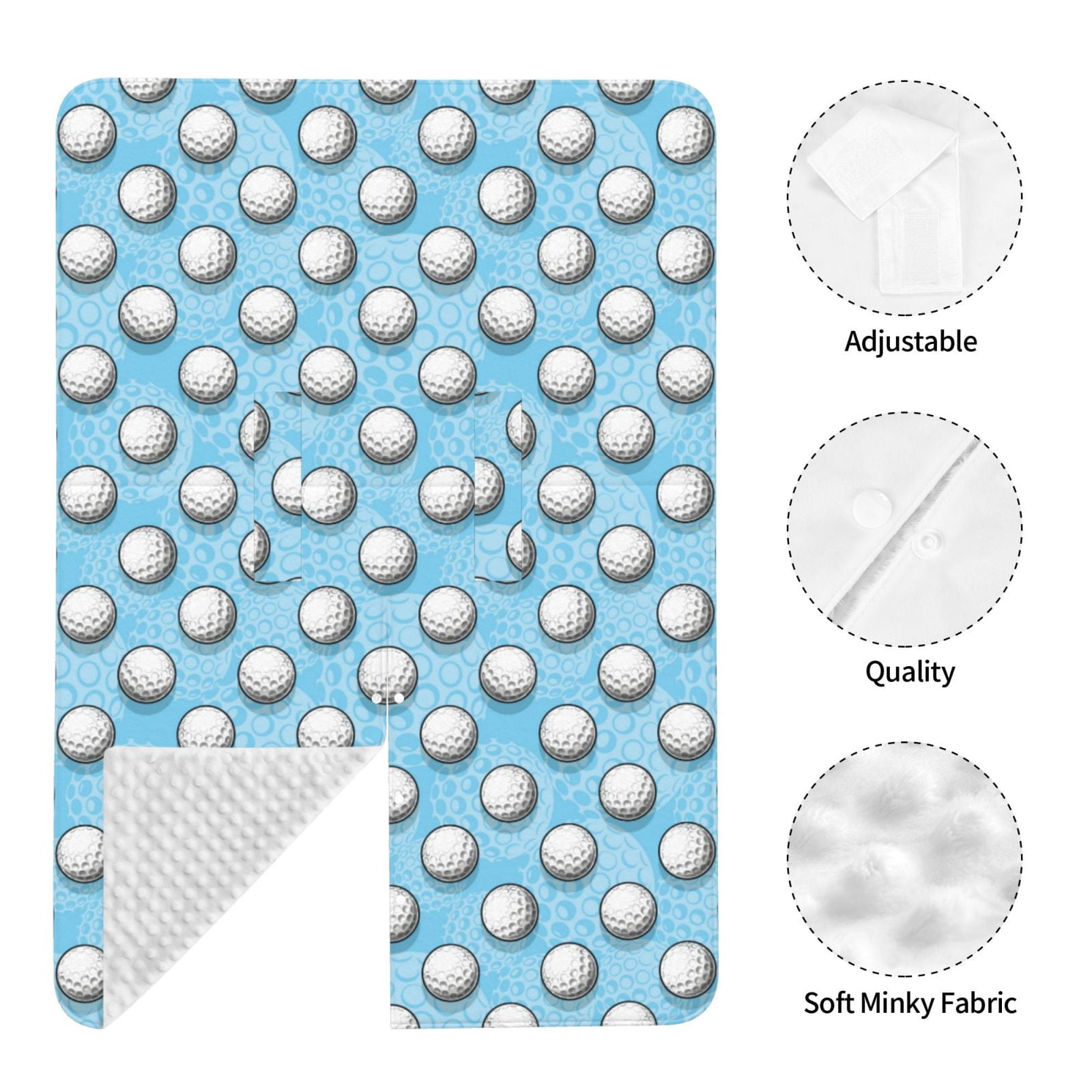 Car Seat Cover Baby - Golf Balls 1 Breathable Infant Car Seat Cover for Baby Carseat, Lightweight Comfort Baby Essentials Must Haves Newborn Stuff for Girl Boy