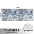 thumbnail image 5 of Kitchen Rugs Sets Of 2,Blue Ethnic Geometric Pattern Anti Fatigue Kitchen Mat Rugs Non Slip Washable,Decorative Kitchen Floor Mats for Kitchen,Sink,Laundry,17"X47", 5 of 5