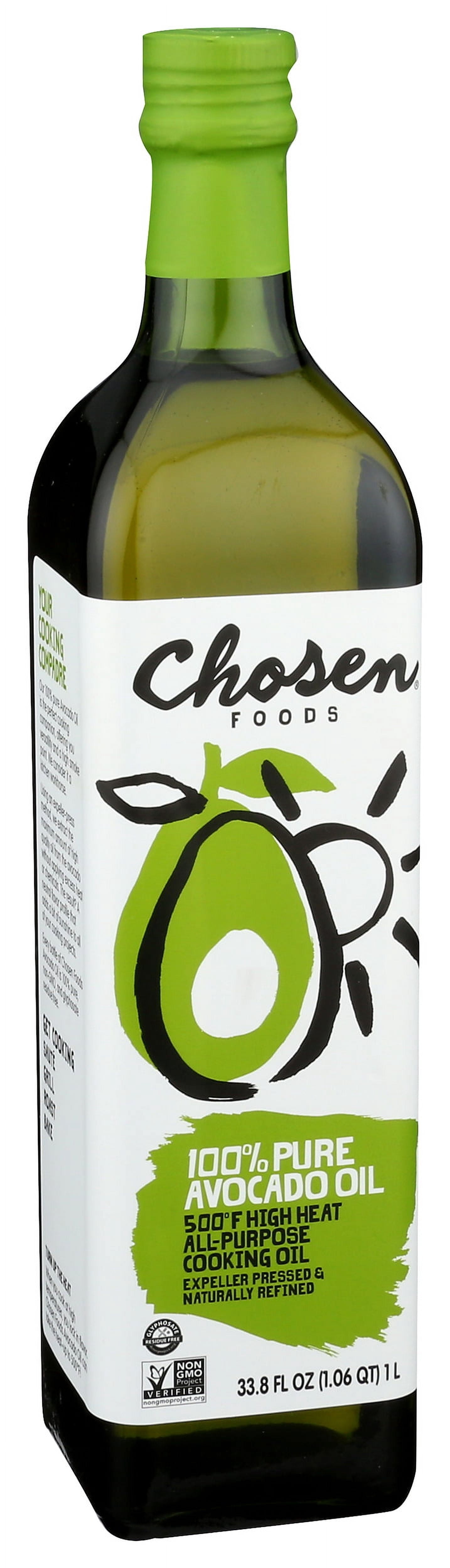 (Pack of 4), Chosen Foods 100% Pure Avocado Oil , 33.8 floz