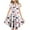 Z7-White-4th of july dress, variant on MKOSPLRT Independence Day Dresses for Girls Flying Sleeve Swing Ruffle Tiered Dress Funny Stars Striped Midi Dress 6-15 Years