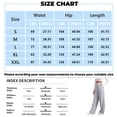 thumbnail image 4 of HAJWOH Baggy Wide Leg Sweatpants for Women Fleece High Waist Joggers with Pockets Lightweight Comfy Drawstring Sweat Pants, 4 of 6