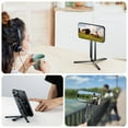 thumbnail image 2 of Portable Magnetic Phone Grip Tripod With Quick Releases Clamp 360 Degree Adjustable for Online Meetings, 2 of 8
