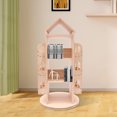 thumbnail image 2 of Wood Rotating Bookshelf 360 Display Floor Standing Bookcase Storage Rack for Kid, 2 of 15