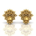 thumbnail image 4 of 2.1 TCW Solid 18 Kt Gold SI Clarity HI Color Diamond Fine Stud Earrings, 4 of 4