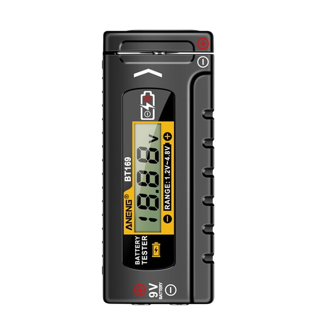 Probador Capacidad Batería Digital Medida Voltios Medición Pila Botón AA/AAA/C/D