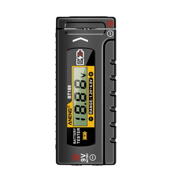 Probador Capacidad Batería Digital Medida Voltios Medición Pila Botón AA/AAA/C/D