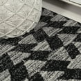 thumbnail image 5 of JONATHAN Y MOROCCAN HYPE 3 x 5 Area Rug, Aisha Moroccan Triangle Geometric - Black/Cream, MOH206C-3, 5 of 9