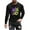 Black, variant on UVEASISHA Big and Tall Mardi Gras Shirts for Men Long Sleeve Mask Print Graphic Tees Holiday Casual Slim Fit Workout Shirt Stretchy Gym Muscle Tee Black 4XL