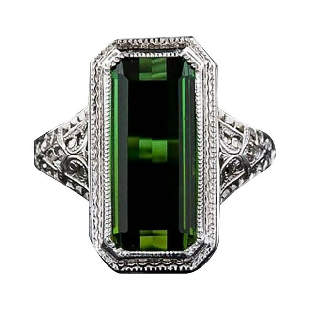 Gemstone Wedding Rings for Couples—Timeless Engagement Jewelry Birthstone Idea Elegant Anniversary Accessory