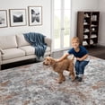thumbnail image 3 of WYZZHY Large Area Rug Living Room Rugs 8x10  Modern Abstract Area Rug   8x10 Washable Large Bedroom Rug with Non Slip Rubber Backing for Under Dining Table Nursery Home Office Bedroom Ind, 3 of 7
