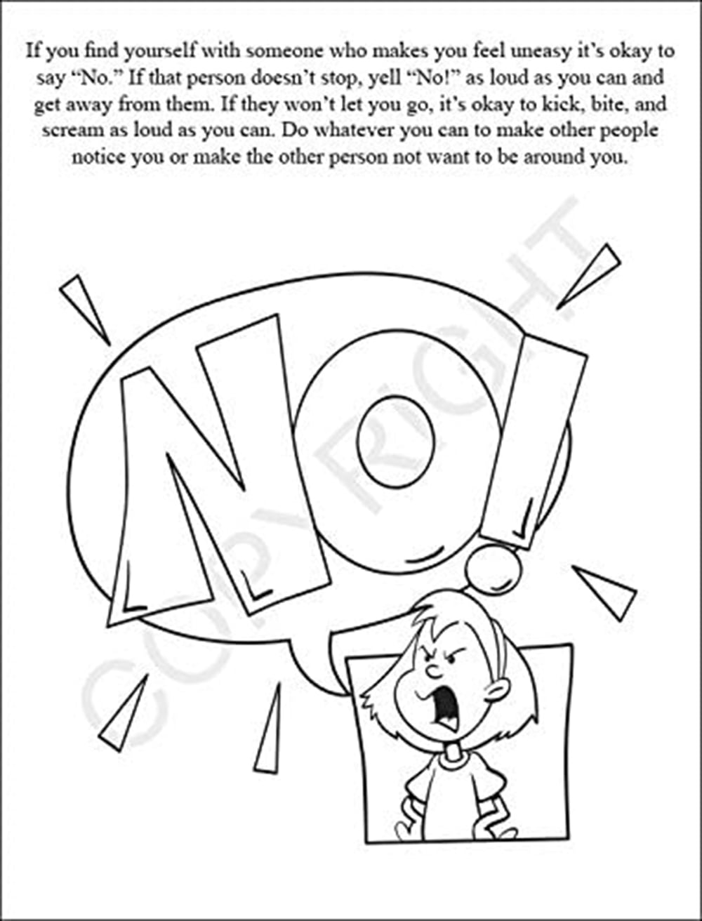 ZoCo 25-Pack Good Touch Bad Touch Coloring & Activity Book Set, 16 Pages