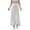 Light Gray, variant on Skirts for Women Solid Color Elastic High Waist Versatile Flowy Swing A Line Midi Skirt Casual Daliy Wear(Light Gray,XL)