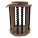 thumbnail image 3 of LINTERNA DECORATIVA ZENSE ROCHE DE MADERA CAFÉ CON NEGRO multicolor, 3 of 3