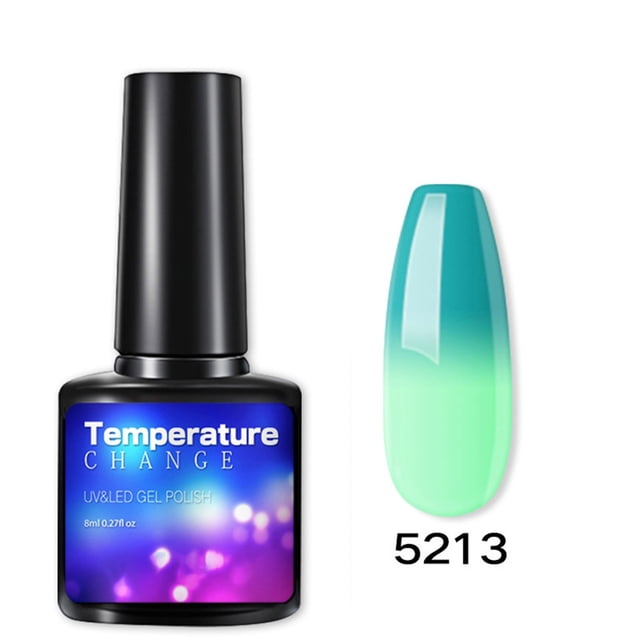 Gel de uñas transparente para esculpir uñas, para manicura, cambio de temperatura, fototerapia, herramienta de pegamento para esmalte de uñas, 8 ml