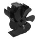 thumbnail image 5 of Estufa de calor con ventilador de 6 aspas, resistencia a altas temperaturas, autoarranque, estufa de leña, ventilador para hogar, diámetro negro de 152mm, 5 of 10