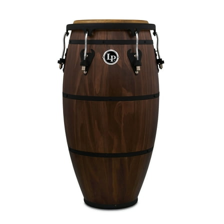 Latin Percussion M752S-WB 11.75 in. Pine Matador Whiskey Barrel Conga, Stainless Steel