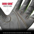 thumbnail image 4 of Franklin Sports Shok-Sorb Neo Batting Glove Gray/Navy/Lime - Youth Small, 4 of 8