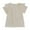Beige, variant on Girls Shirts Summer T Shirt Short Sleeve Round Neck Solid Color Casual Going Out Trendy Top Size 5 Y-6 Y