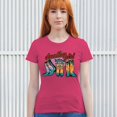 thumbnail image 4 of Dazzling Girl T-Shirt Blessed and Lucky Cowgirl Cute South Vintage Retro American Heritage Tradition Women's Tee, 4 of 7