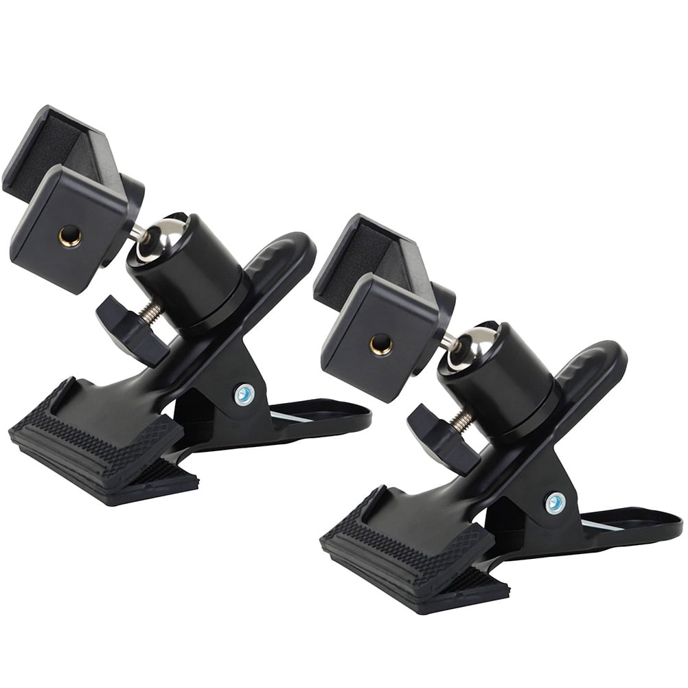 LEXSOMEO 2pcs Guitar Mobile Phone Holders Rotation Bracket Clip Phone Holding Rack for Guitar Live Video Recording