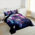 thumbnail image 3 of Castle Fairy 3-Piece Queen Size Comforter Set, Dreamcatcher Boho Print, 3 of 8