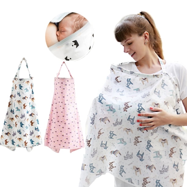 Breathable Baby Feeding Nursing Covers Mum Breastfeeding Nursing Poncho Cover Up Adjustable Privacy Apron Outdoors Nursing ClothHChina He Qiyong unisex