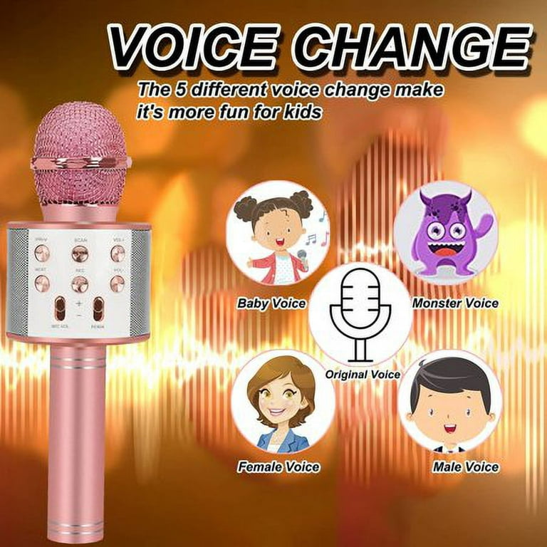 Micrófono de Karaoke para Niña: 7 8 9 10 Años Niña Regalos