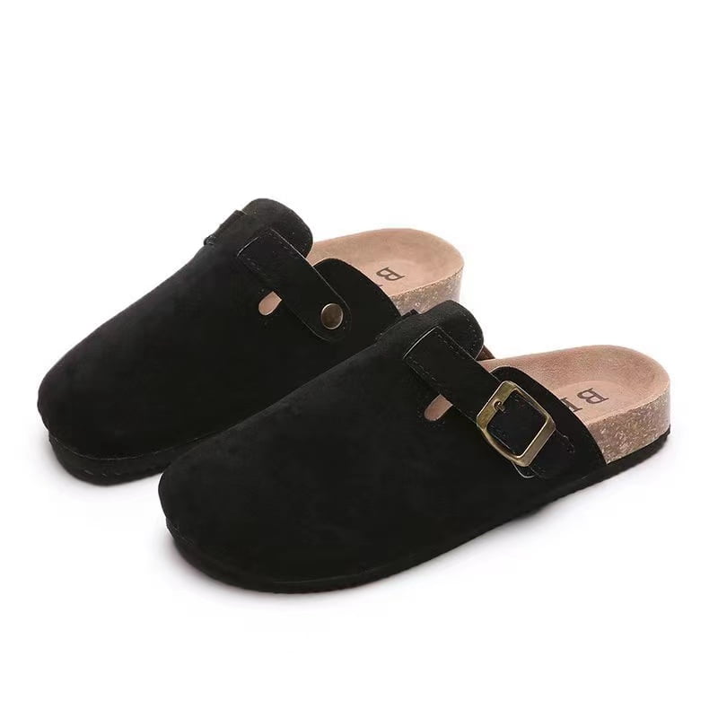 Boston Clogs for Women Boston Clogs Dupes Suede Soft Leather Clogs Classic  Cork Clog Antislip Sole Slippers Waterproof Mules - Walmart.com