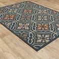 thumbnail image 3 of Oriental Weavers Latitude Area Rug 709B3 Outdoor Blue Curves Blocks, 3 of 3