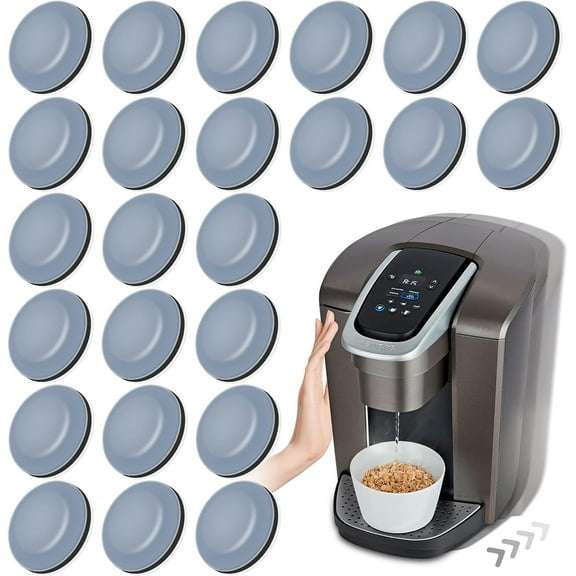 Appliance Sliders for Kitchen Appliances 24 PCS Self-Adhesive Small Kitchen Appliance Slider Kitchen Hacks Easy to MovIing & Space Saving Kitchen Must Have Gadgets Mixer Accessories for countertop