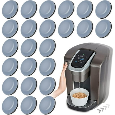 VATENICK 24 PCS Appliance Sliders for Kitchen Appliances Self-adhesive Small Kitchen Appliance Slider Kitchen Hacks Easy to MovIing & Space Saving Kitchen Must Have Gadgets Appliance for countertop