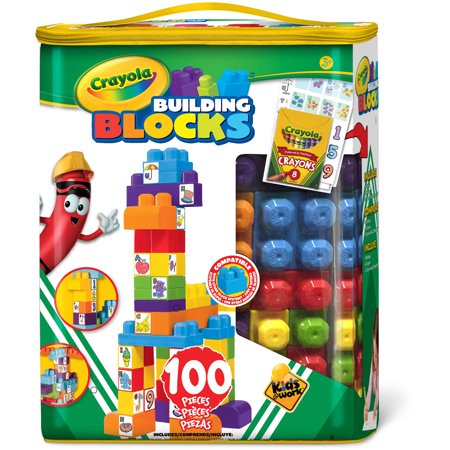 Crayola Kids@Work 100 pc Tote w/90 Blocks & Bonus 8 Crayons, 2 Decal ... Crayola Kids@Work 100 pc Tote w/90 Blocks & Bonus 8 Crayons, 2 Decal ...