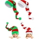 thumbnail image 1 of Gorro de Fieltro de elfo de Navidad JM 2 Piezas gorro de Papá Noel de Felpa a rayas Largas estilo elegante RV021031-00640SDJ, 1 of 5