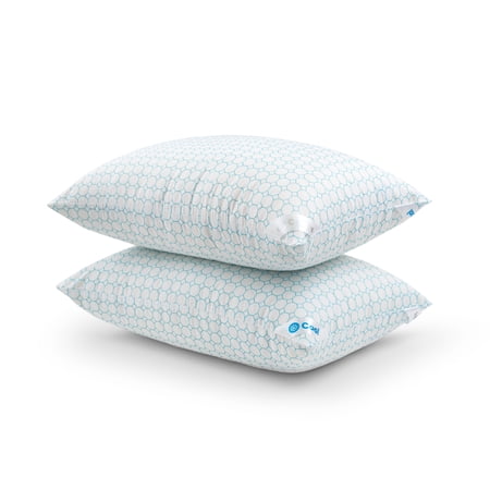 Mainstays Cooling Bed Pillow, Standard/Queen, 2 Pack