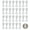 White Big, variant on 50 Pcs Shade Cloth Plastic Clips Round Black Big