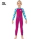 thumbnail image 2 of Niños con traje de neopreno de neopreno Prevención de rasguños con cremallera frontal Traje de surf para niñas Jóvenes Adolescentes Niño Natación XL 2.5mm seitruly OD003644-04, 2 of 7