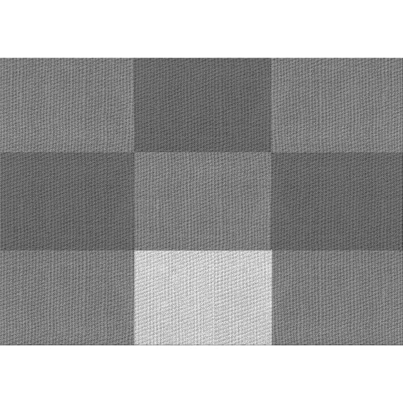 Ahgly Company Indoor Rectangle Patterned Carbon Gray Area Rugs, 3' x 5'