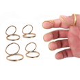 thumbnail image 2 of 4 Pcs Thumb Picks Guitar Finger Trainer Guitar Finger Protector Stainless Steel Finger Pick Guitar Finger Pick, 2 of 2