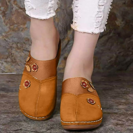 

YTJX Women s Hollow Large Size Sandals Flower Slope Heel Women s Sandals and Slippers