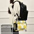thumbnail image 6 of Lemon Slices with Leaves Insulated Lunch Bag Portable Cooler Bag Mommy Bag Large Capacity 6L, 6 of 9