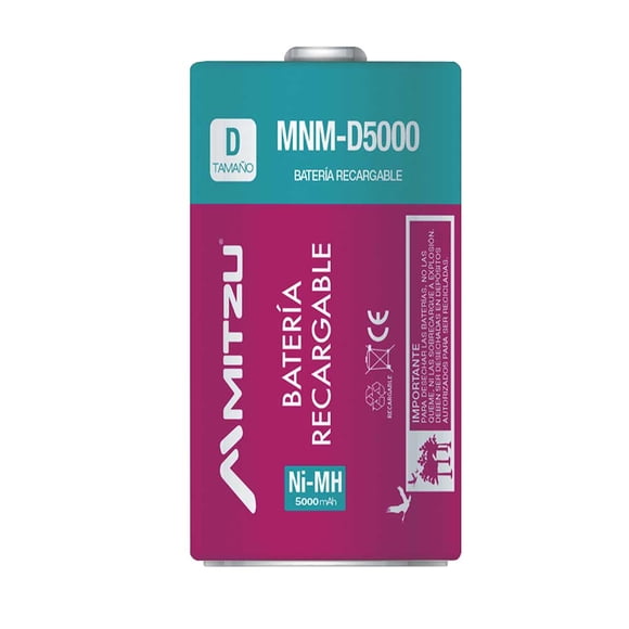 Batería RECARGABLE Mitzu 9 V Ni-MH BATERÍA RECARGABLE CUADRADA