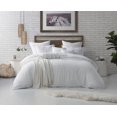 thumbnail image 3 of Natural Crinkle Fabric Ultra Soft Solid Duvet Cover Set - Zipper Closure, 3 of 3