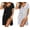 Black/Grey Stars, variant on Nightgowns for Women 2 Pack Button Down Sleep Shirts Short Sleeve Nightshirt Sleepwear House Dress with Pockets