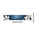thumbnail image 1 of Beautiful White Flower Themed Backdrop Banner Party Decorations Background Photo Props for Garden Parties Spring Celebrations Weddings and Indoor Decor, 1 of 4